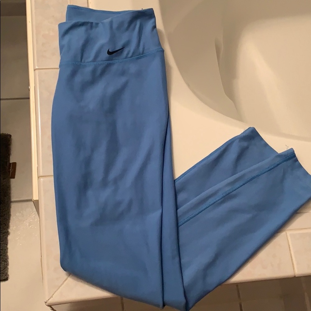 Baby Blue Nike workout pants